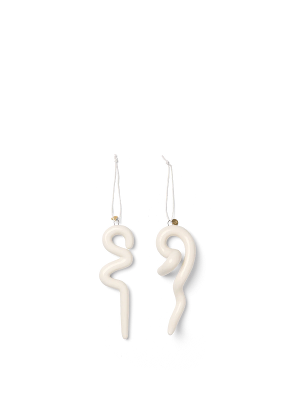 Doodle Ornaments - Set of Two