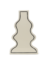 Paste Vase Curvy - Off-white