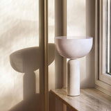 Kizu Table Lamp Large  - White Marble