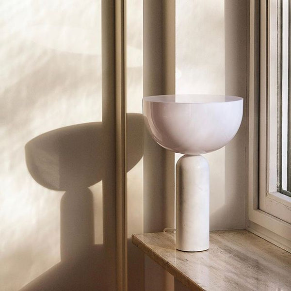 Kizu Table Lamp Large  - White Marble