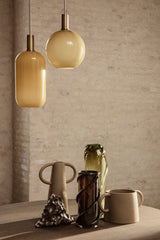 Entwine Vase - Small - Dark amber