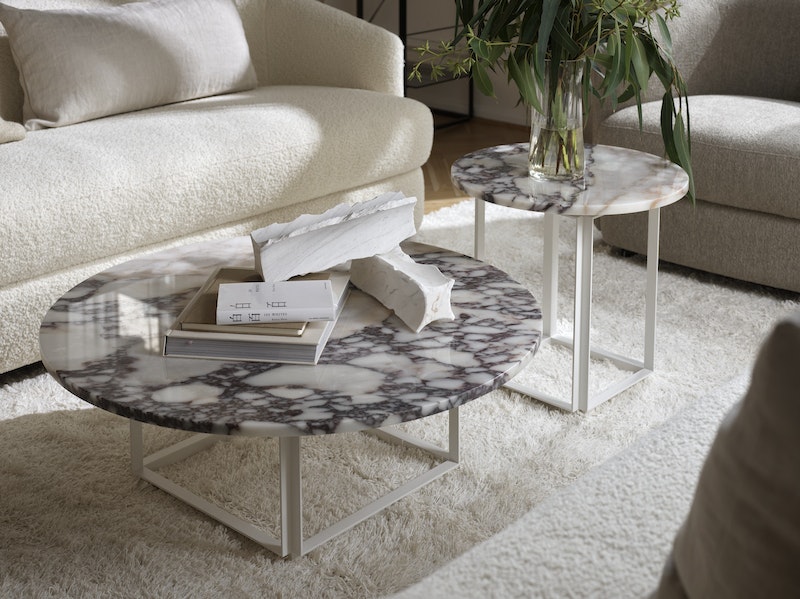 Florence Coffee Table - White Marble