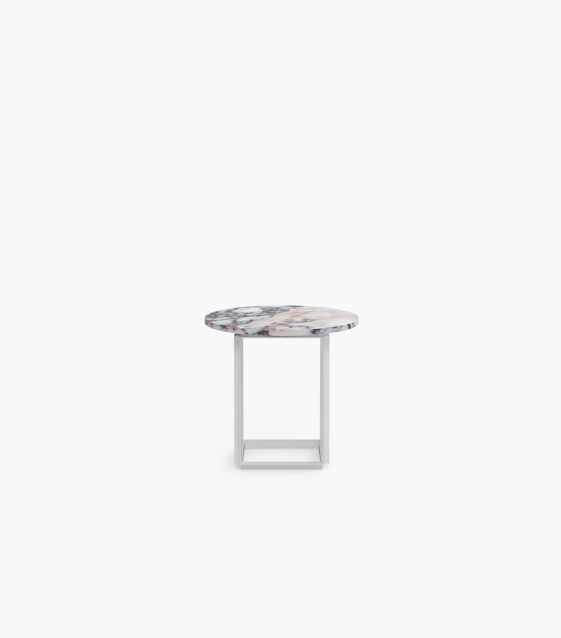Florence Side Table - White Marble