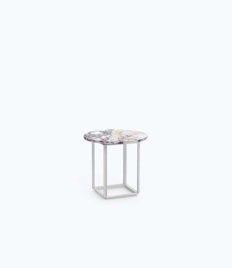 Florence Side Table - White Marble