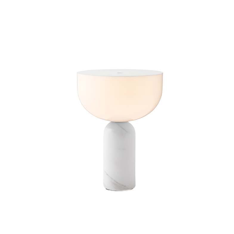 Kizu Portable Lamp - White Marble