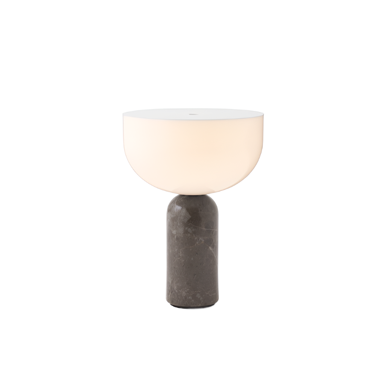 Kizu Portable Lamp - Grey Marble