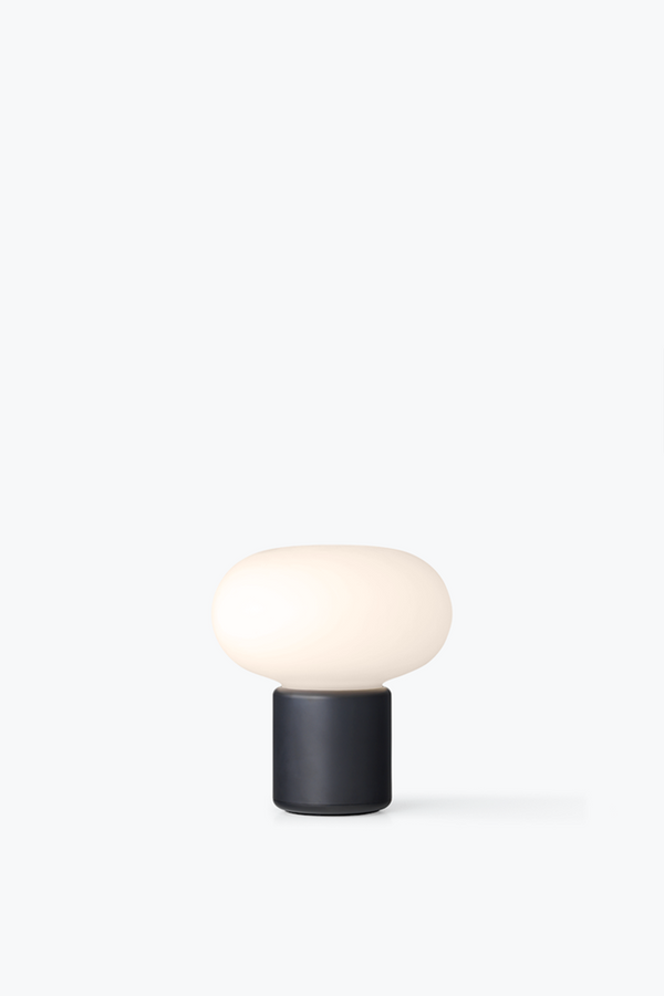 Karl-Johan Table Lamp Portable - Cold Black