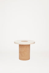 Sintra Table Small -  Cork / White