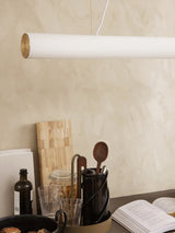 Vuelta Pendant 100 - White/Brass