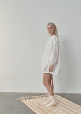 The Tie Back Set - White