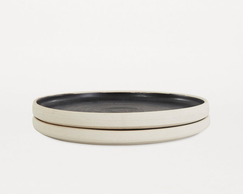 Otto Plate Black (S) - Set of two