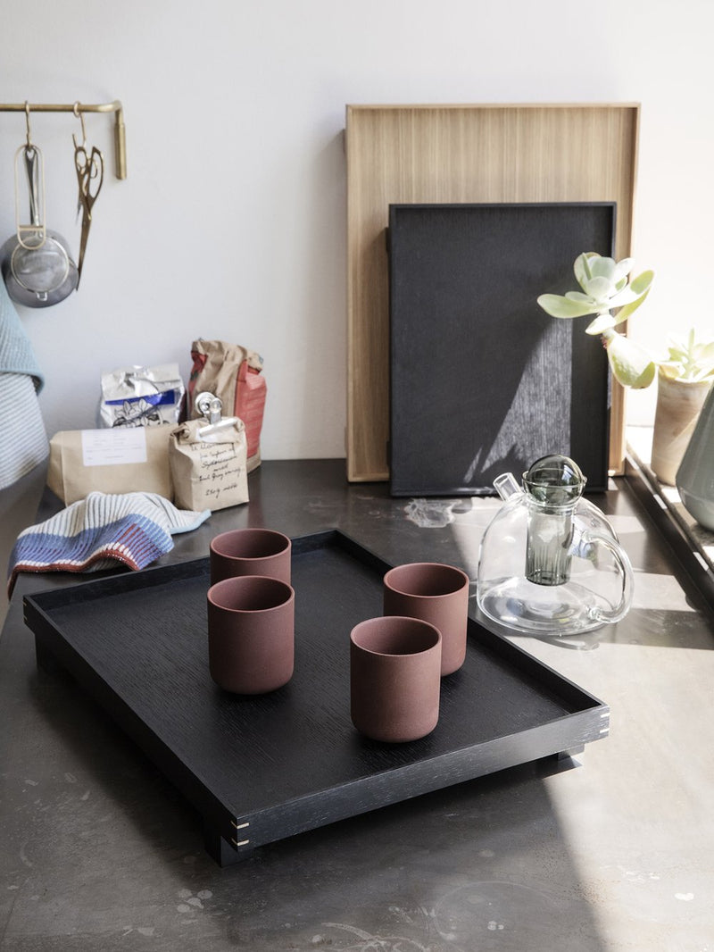 Bon Wooden Tray Large - Bl. Stained Oak