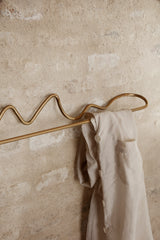 Curvature Towel Hanger - Brass