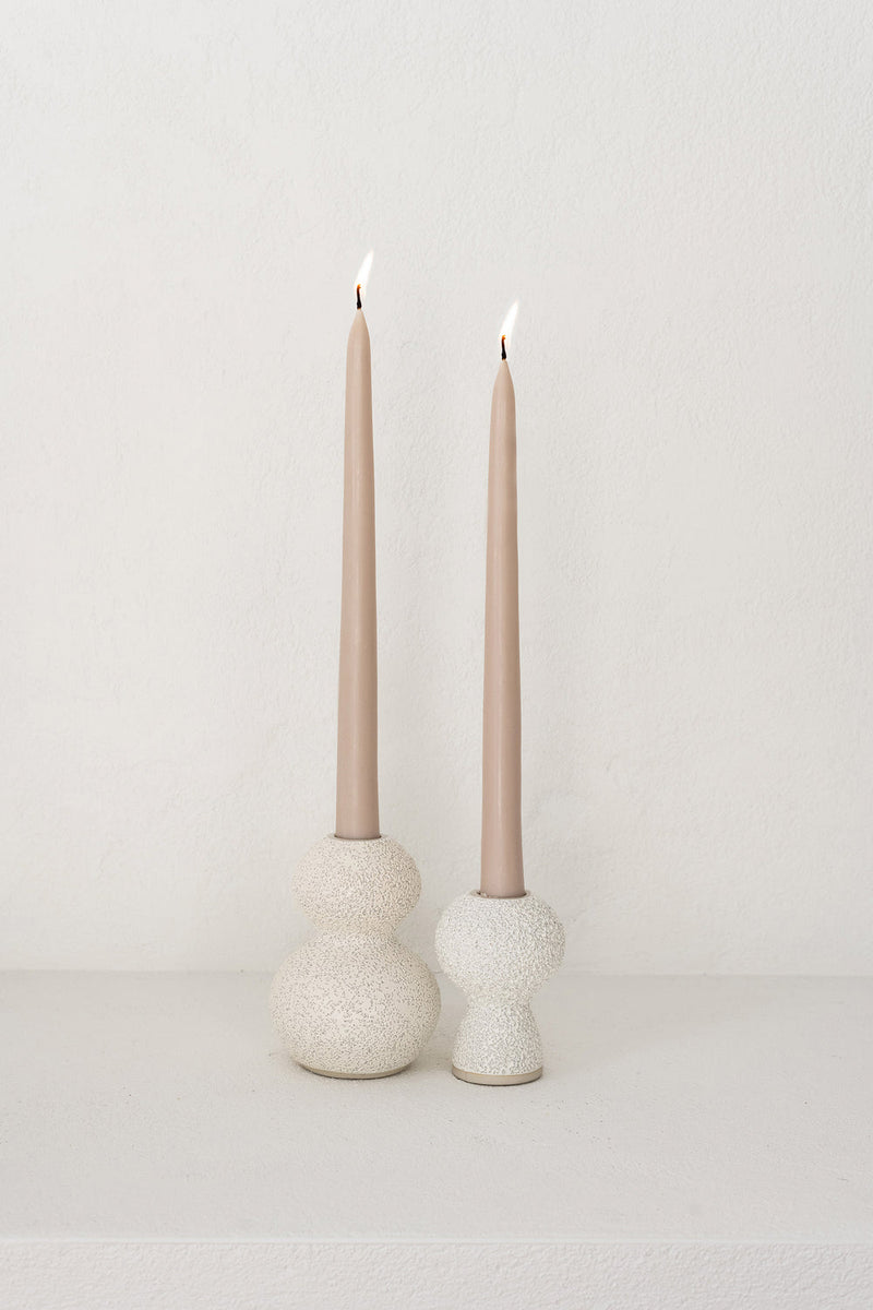 Tapered Candles - Beige