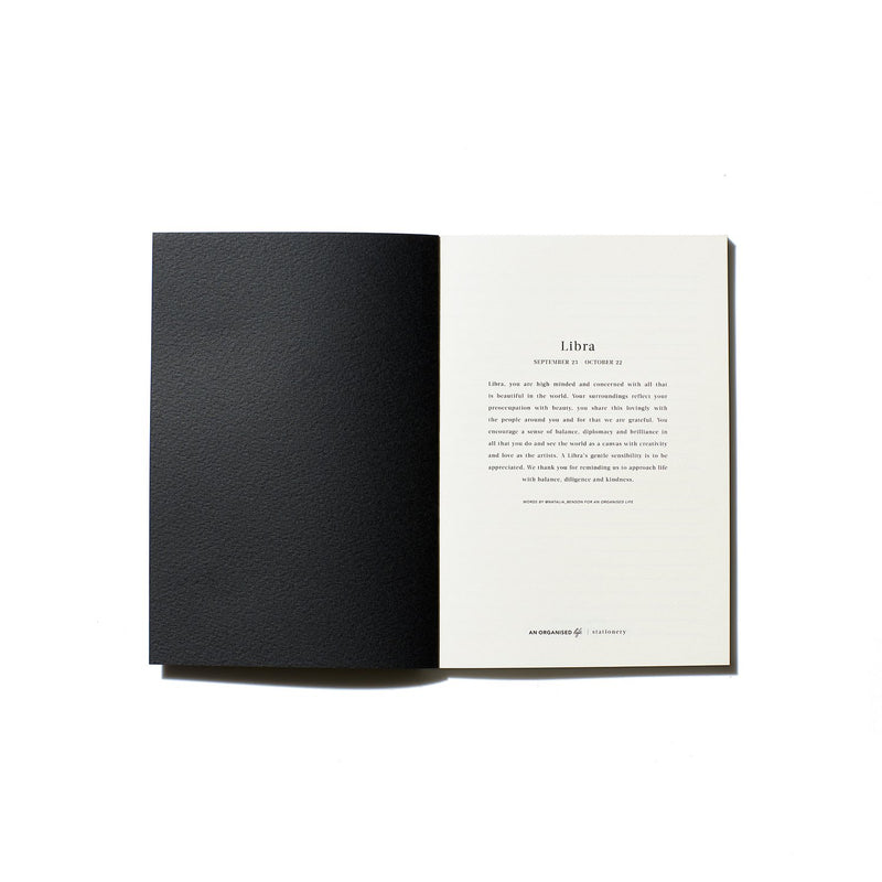 Libra Zodiac Notebook