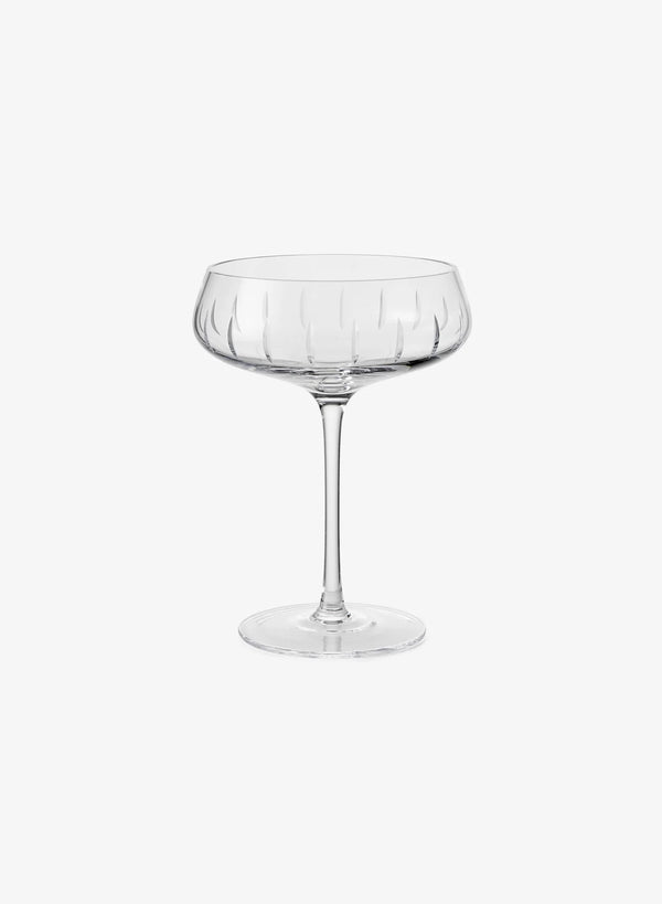 Champagne Coupe Single Cut - Clear