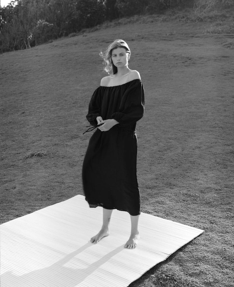 Sleep Dress - Deep Black