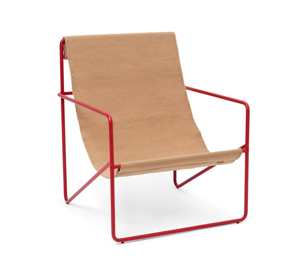 Desert Lounge Chair - Poppy Red/Sand