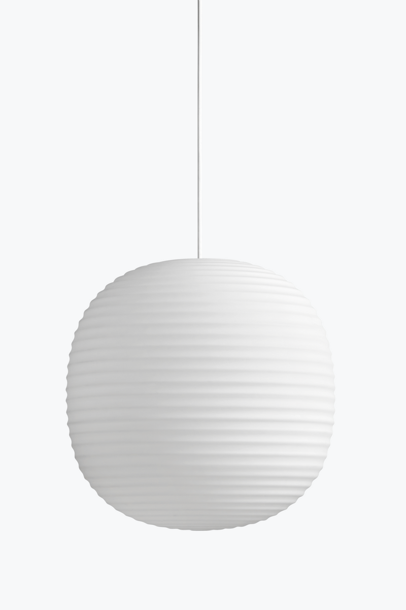 Lantern Pendant - White Large