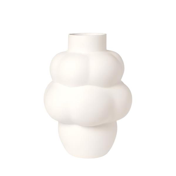 Ceramic Balloon Vase 04 Grande Raw White