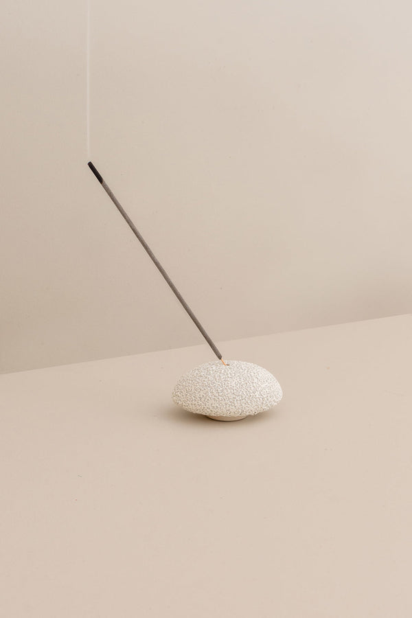 Oval Incense Holder - Lava + Bone