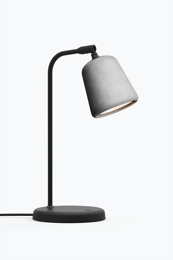Material Table Lamp - Light Grey Concrete