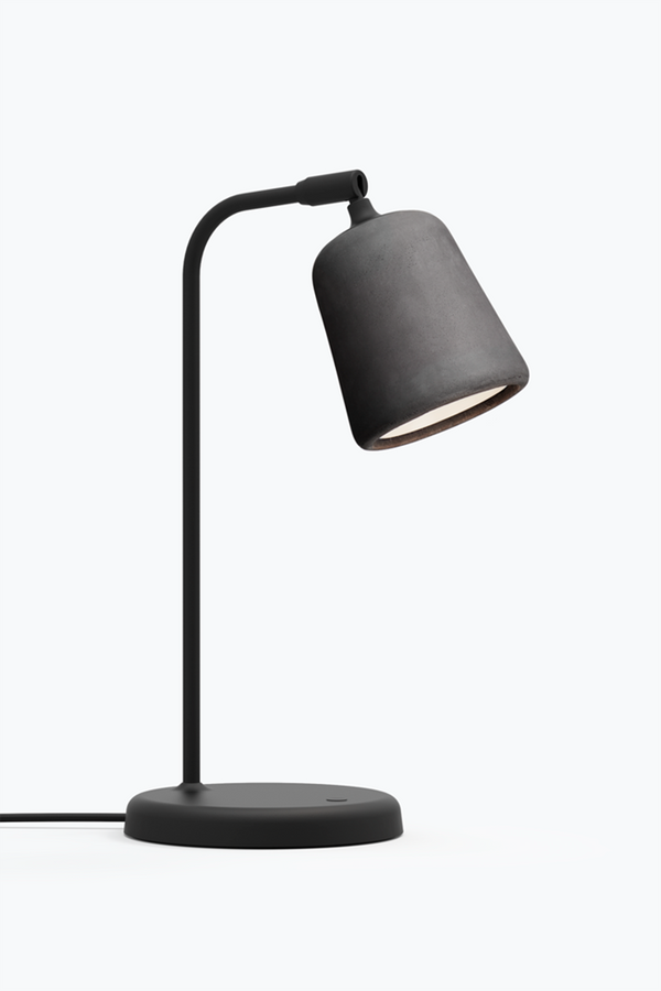 Material Table Lamp - Dark Grey Concrete