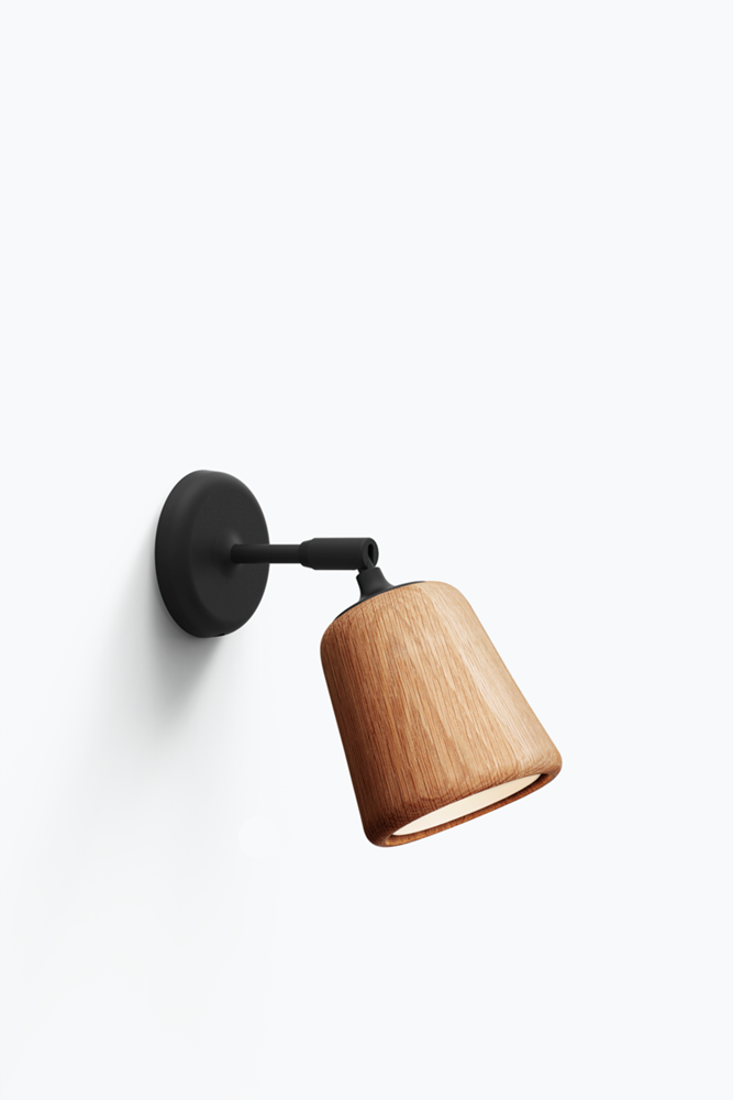 Material Wall Lamp - Natural Oak