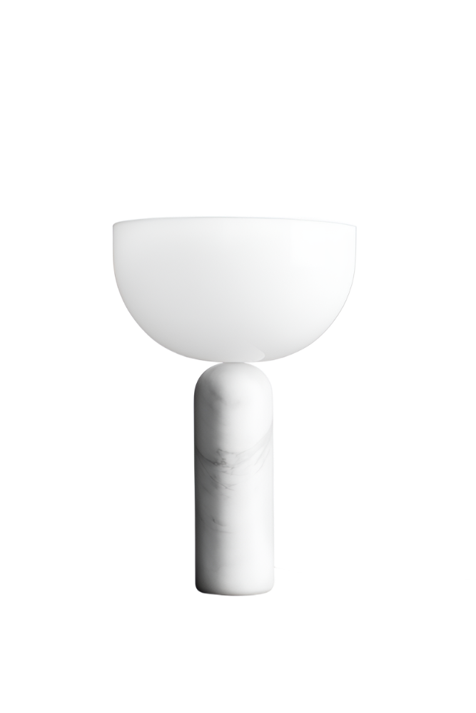 Kizu Table Lamp Large  - White Marble