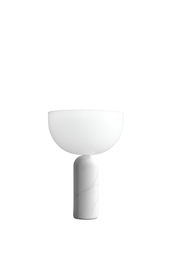 Kizu Table Lamp Small - White Marble