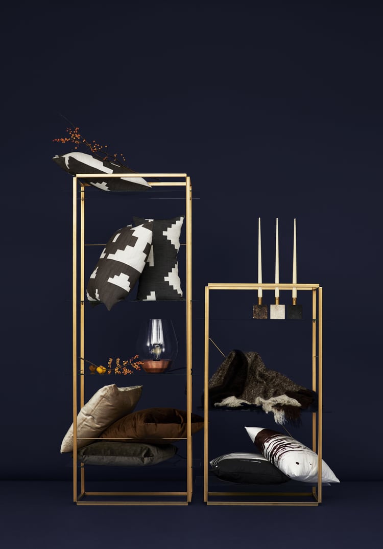 Florence Shelf Large - Gold