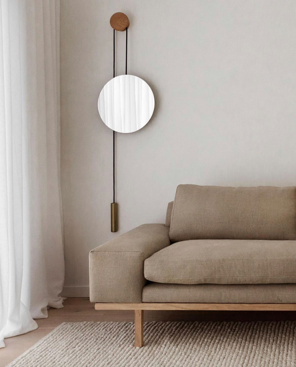 Rise and Shine Mirror - Natural Oak