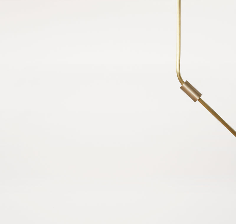 Ventus pendant l form 02 l brass