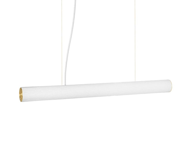 Vuelta Pendant 100 - White/Brass