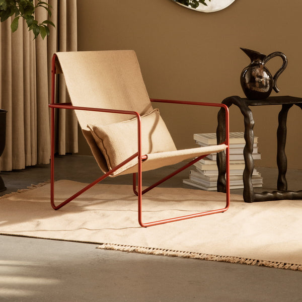 Desert Lounge Chair - Poppy Red/Sand