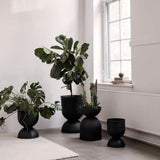 Hourglass Pot Large - Black