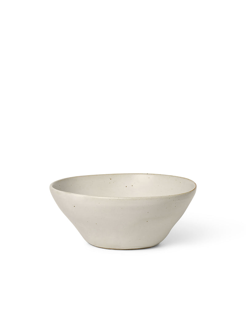 Flow Bowl - Medium - Off-white speckle