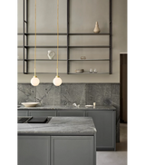 Apiales 1 - Brushed Brass / Opal