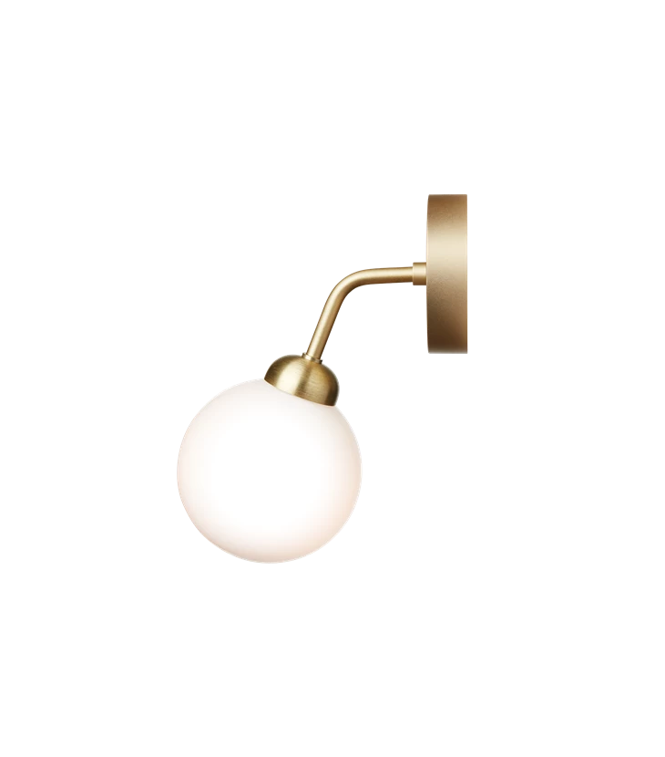 Apiales Wall - Brushed Brass / Opal