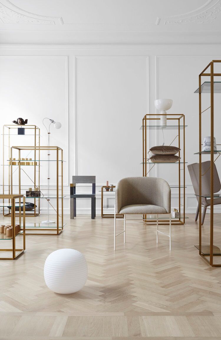 Florence Shelf Large - Gold